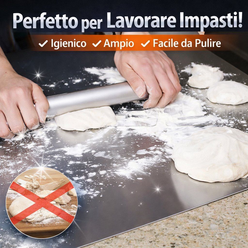 Il tagliere in ACCIAIO  VALNOR Kitchen – Linea Inox